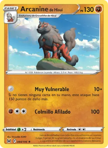 Arcanine de Hisui · 084