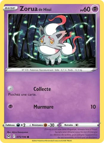 Zorua de Hisui · 075