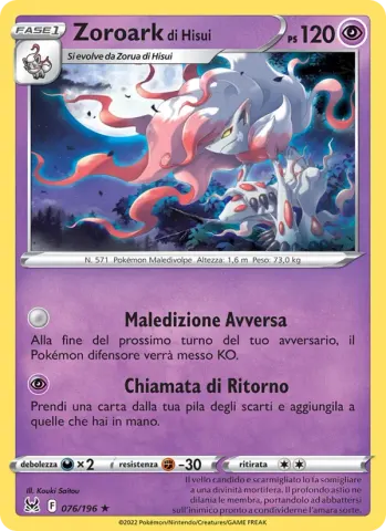 Zoroark di Hisui · 076