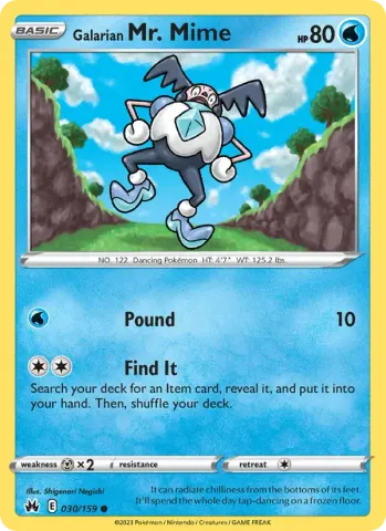 Galarian Mr. Mime · 030