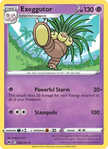 Exeggutor · 058