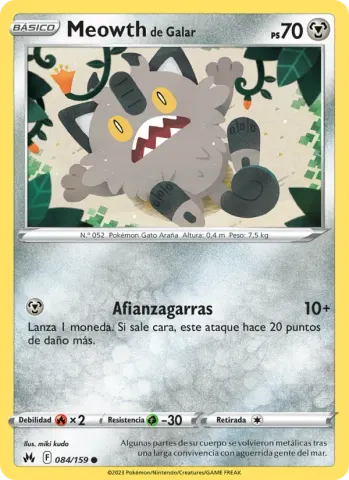 Meowth de Galar · 084