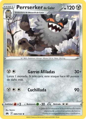 Perrserker de Galar · 085