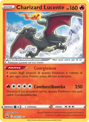 Charizard Lucente · 020
