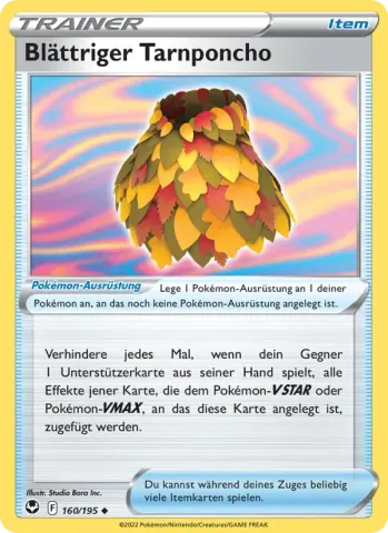 Blättriger Tarnponcho · 160