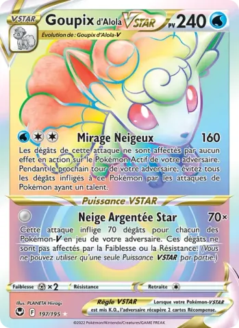 Goupix d'Alola VSTAR · 197