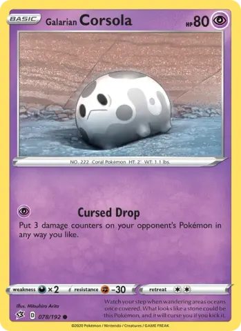 Galarian Corsola · 78