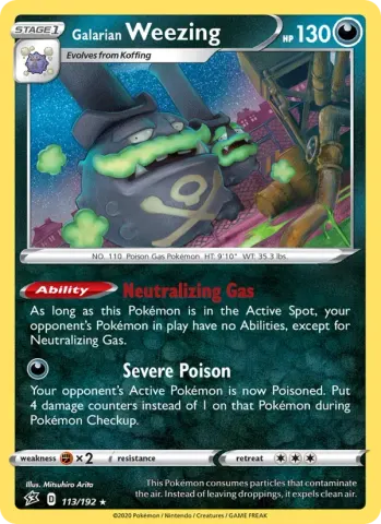 Galarian Weezing · 113