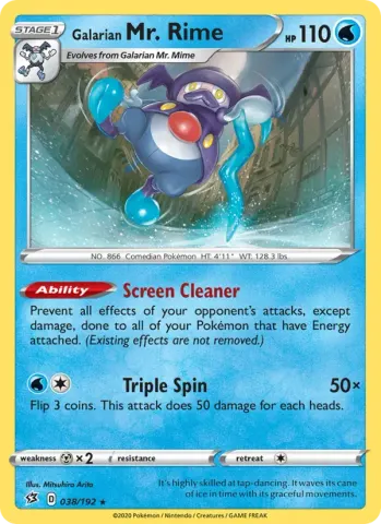 Galarian Mr. Rime · 38