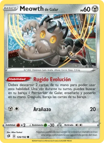 Meowth de Galar · 126