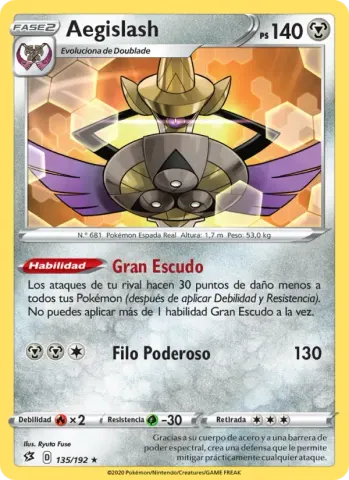 Aegislash · 135