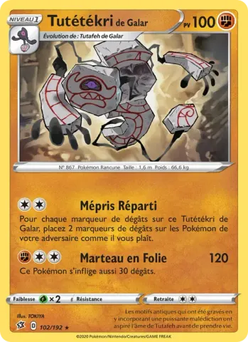 Tutétékri de Galar · 102