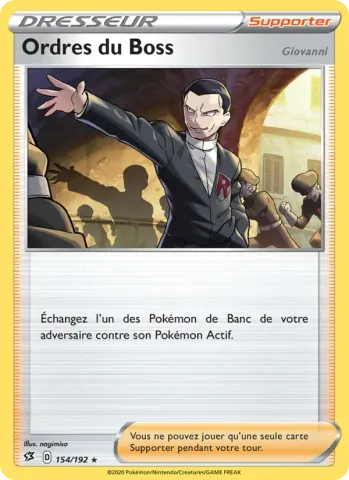 Ordres du Boss (Giovanni) · 154
