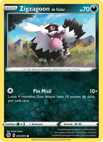 Zigzagoon de Galar · 35