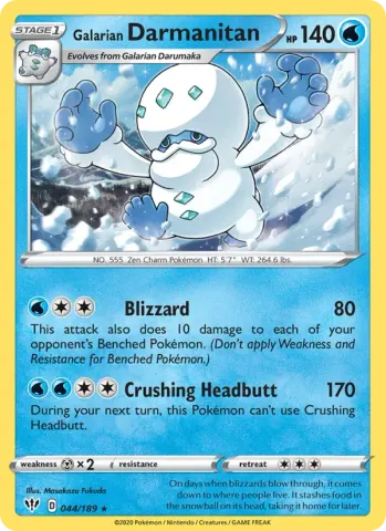 Galarian Darmanitan · 44