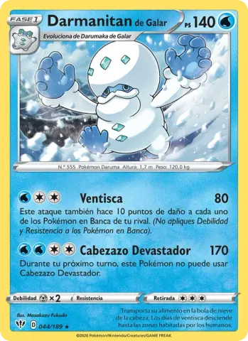Darmanitan de Galar · 44