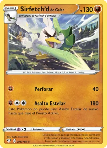 Sirfetch'd de Galar · 98