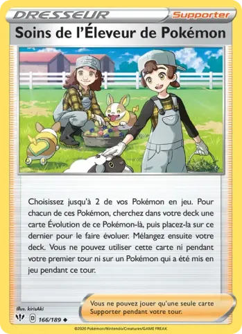 Soins de l'Éleveur de Pokémon · 166
