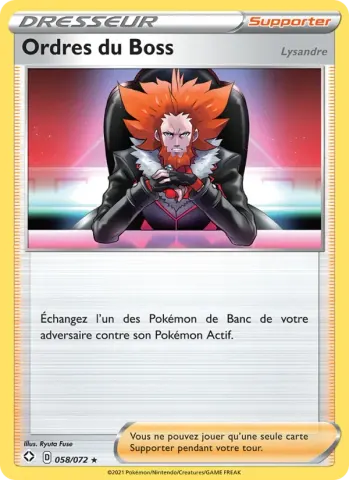 Ordres du Boss (Lysandre) · 58