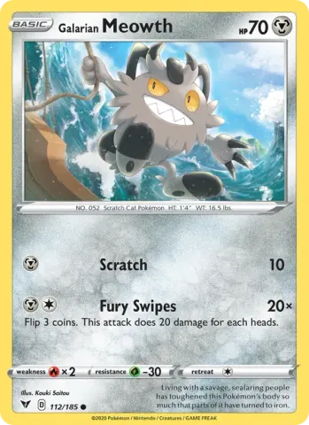 Galarian Meowth · 112