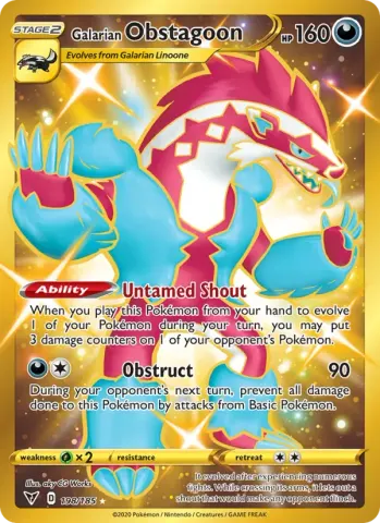 Galarian Obstagoon · 198
