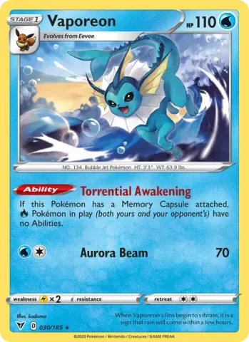 Vaporeon · 30