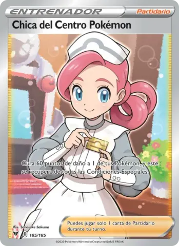 Chica del Centro Pokémon · 185