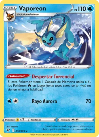 Vaporeon · 30