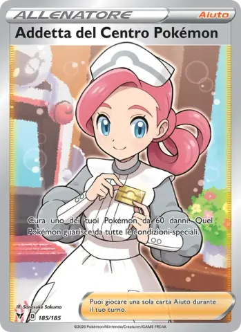 Addetta del Centro Pokémon · 185