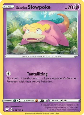 Galarian Slowpoke · 54