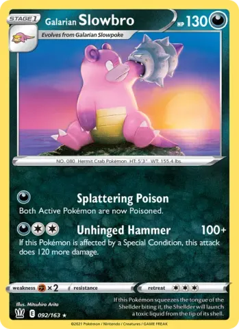 Galarian Slowbro · 92