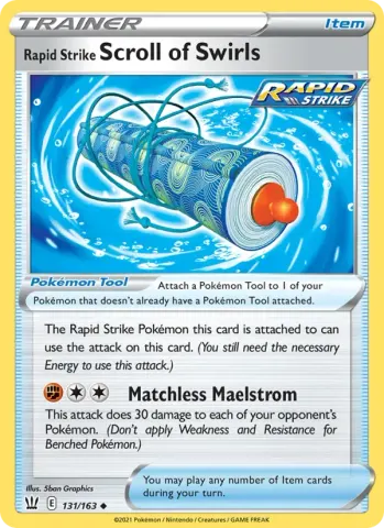 Rapid Strike Scroll of Swirls · 131