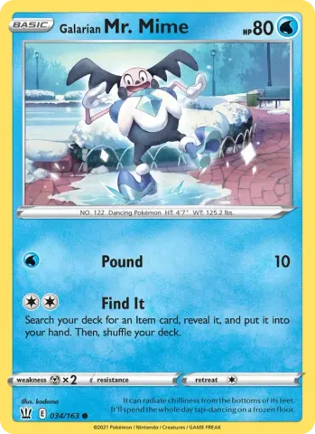Galarian Mr. Mime · 34