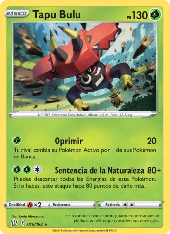 Tapu Bulu · 16