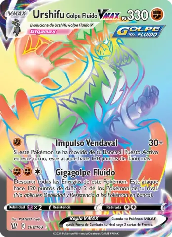 Urshifu Golpe Fluido VMAX · 169