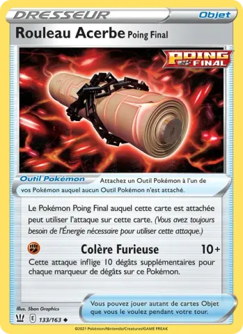 Rouleau Acerbe Poing Final · 133