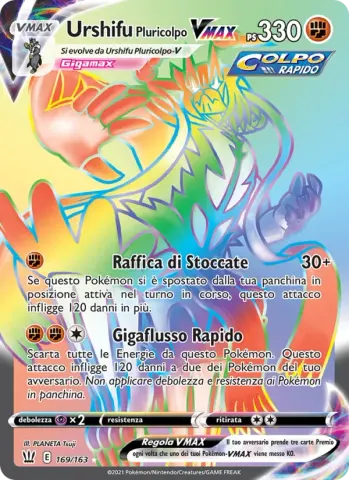 Urshifu Pluricolpo VMAX · 169