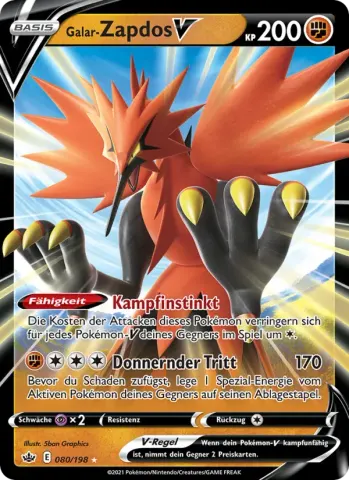 Galar-Zapdos V · 80