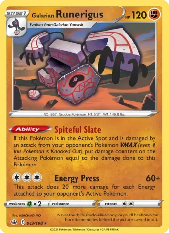 Galarian Runerigus · 83