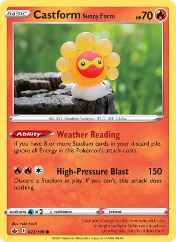 Castform Sunny Form · 22