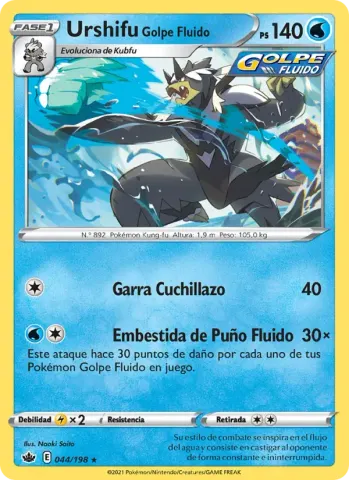 Urshifu Golpe Fluido · 44