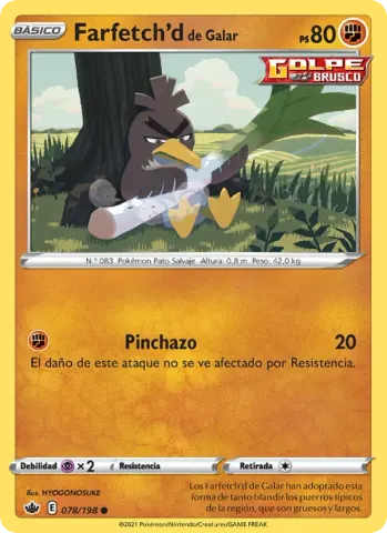 Farfetch'd de Galar · 78
