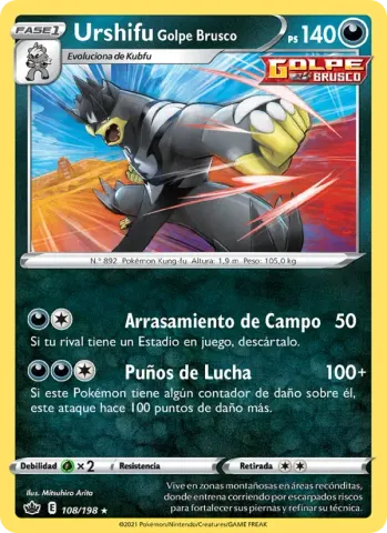 Urshifu Golpe Brusco · 108
