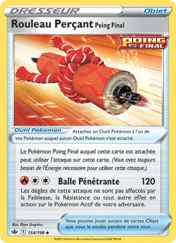 Rouleau Perçant Poing Final · 154