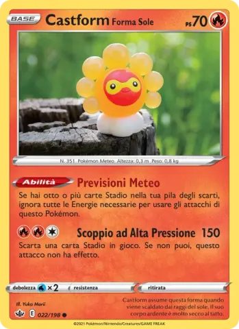 Castform Forma Sole · 22