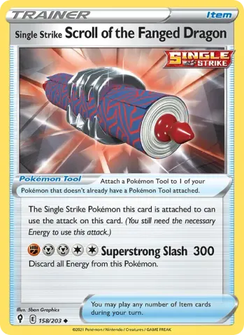 Single Strike Scroll of the Fanged Dragon · 158