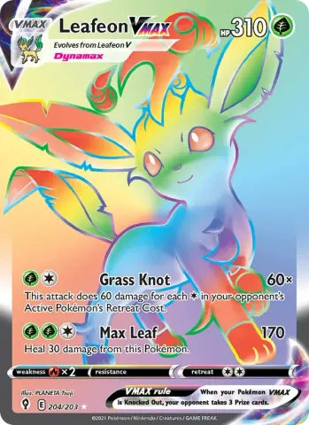 Leafeon VMAX · 204