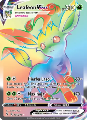 Leafeon VMAX · 204
