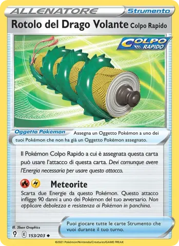 Rotolo del Drago Volante Colpo Rapido · 153