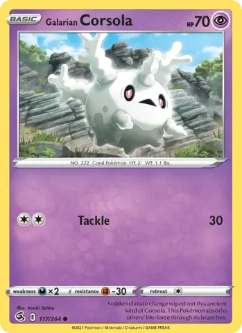 Galarian Corsola · 117